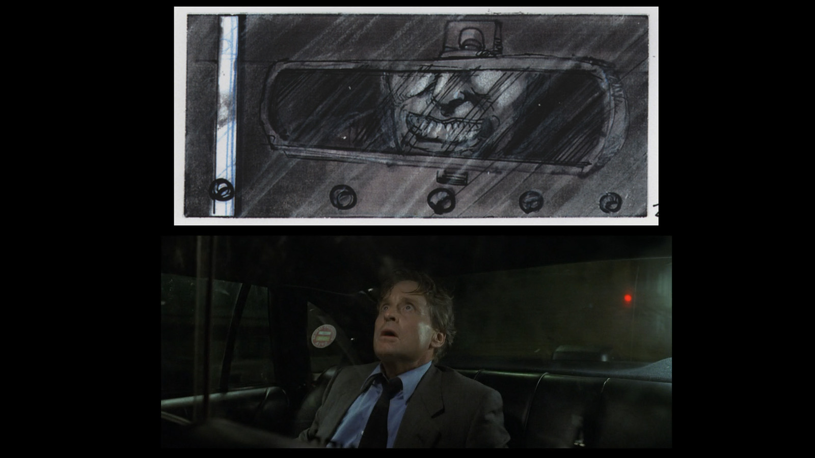 THE GAME Film-to-Storyboard Comparison: The Taxi