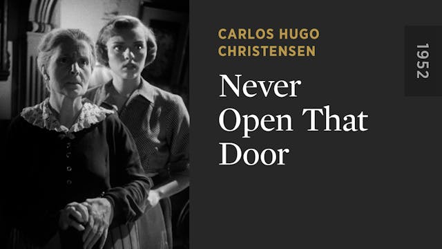 Never Open That Door