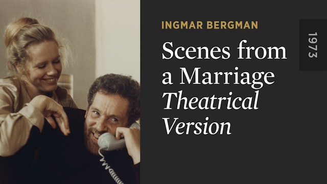SCENES FROM A MARRIAGE: Theatrical Version