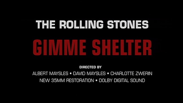 GIMME SHELTER Rerelease Trailer