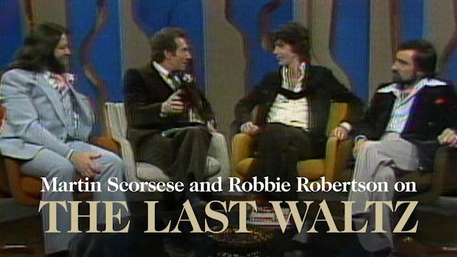 Martin Scorsese and Robbie Robertson ...