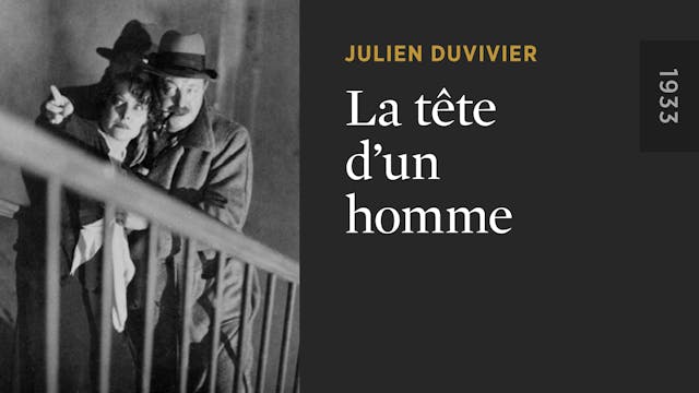 La tête d’un homme