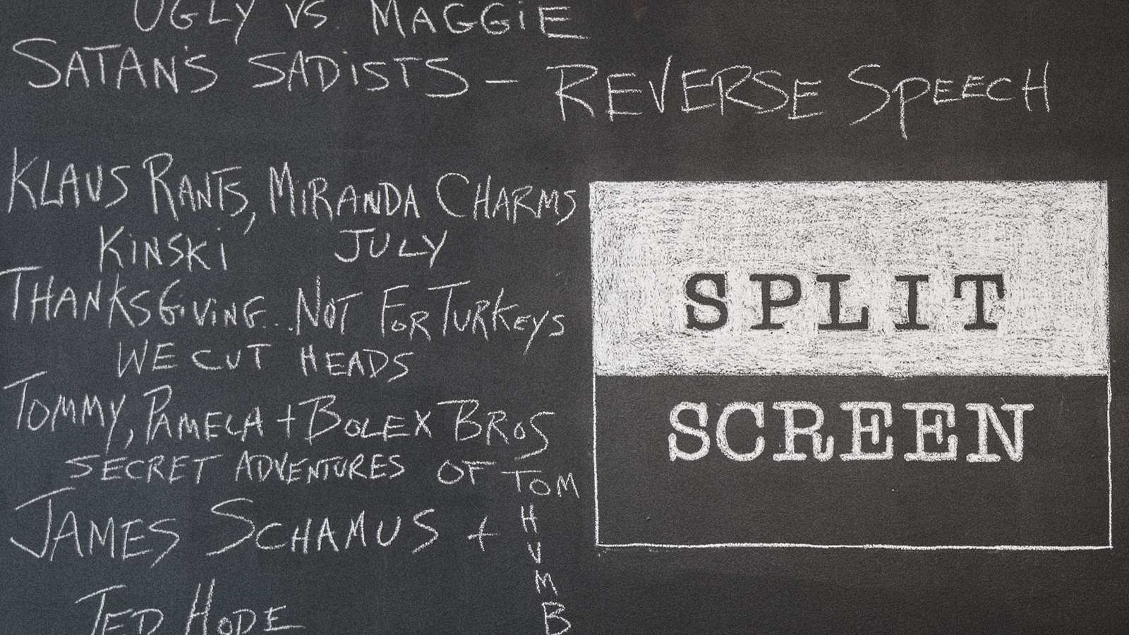 John Pierson introduces SPLIT SCREEN Season Seven