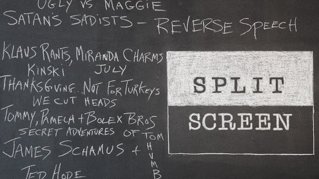 John Pierson introduces SPLIT SCREEN ...