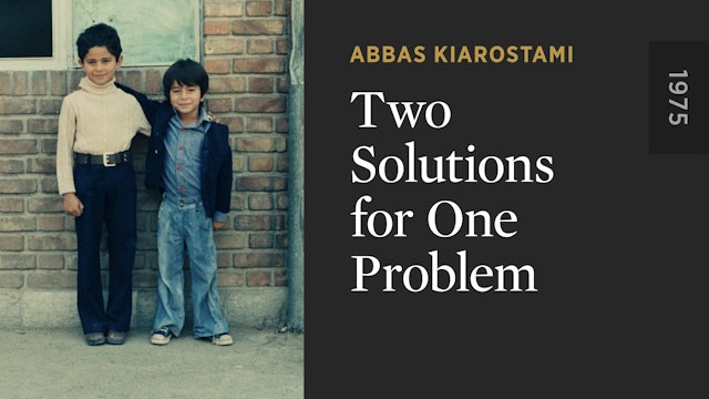 Two Solutions for One Problem