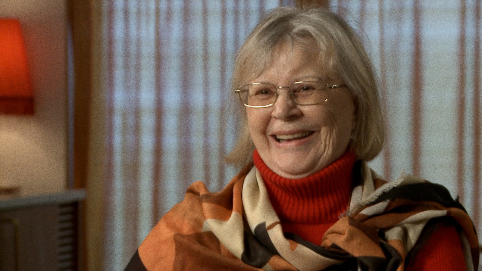 Harriet Andersson on CRIES AND WHISPERS