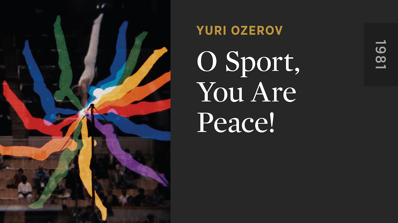 O Sport, You Are Peace!