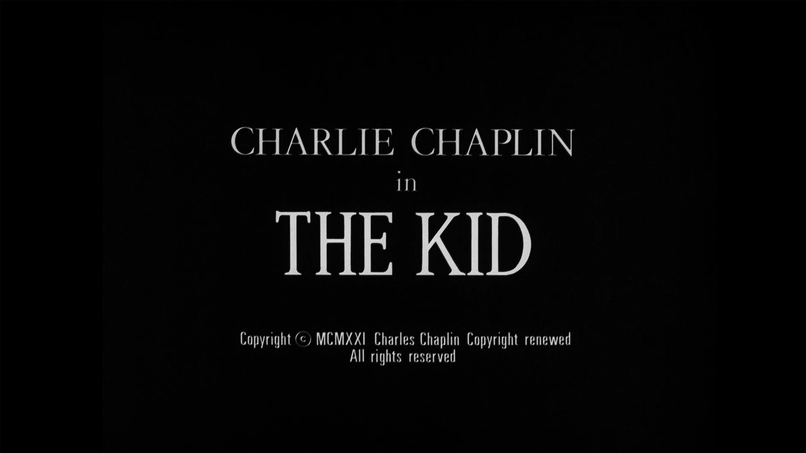 Outtakes From the 1921 Version of THE KID