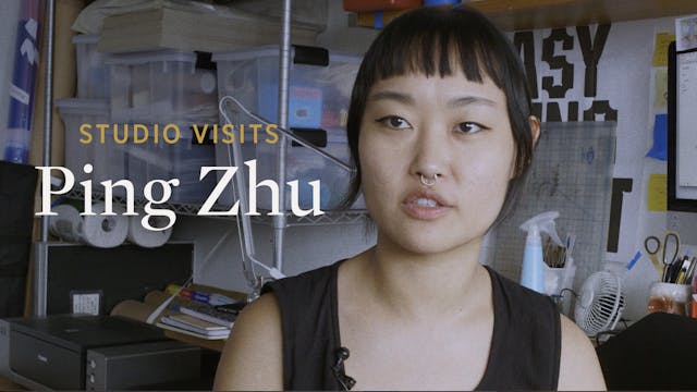 Ping Zhu Studio Visit