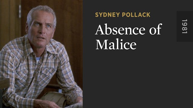 Absence of Malice