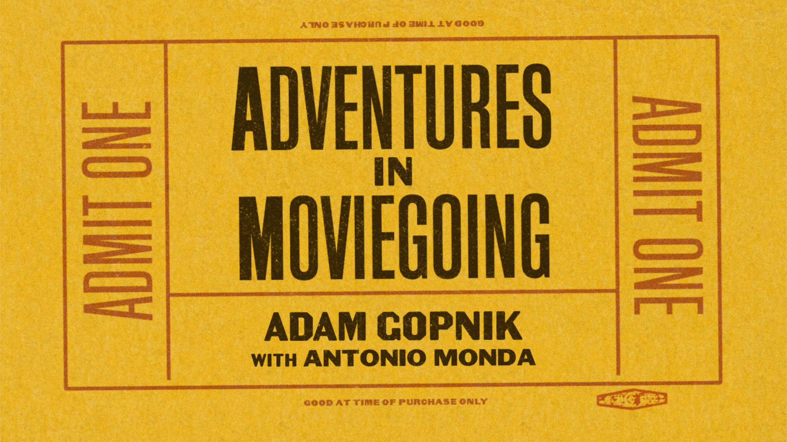 Adam Gopnik in Conversation