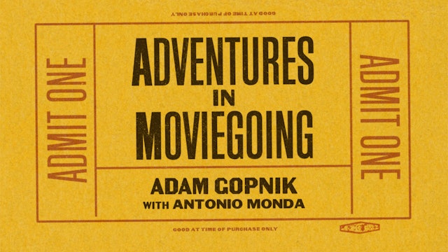 Adam Gopnik in Conversation