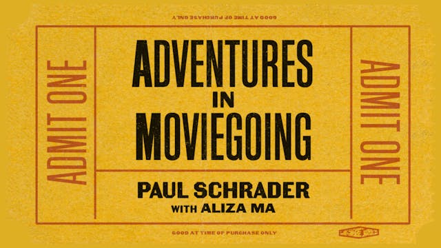 Paul Schrader in Conversation