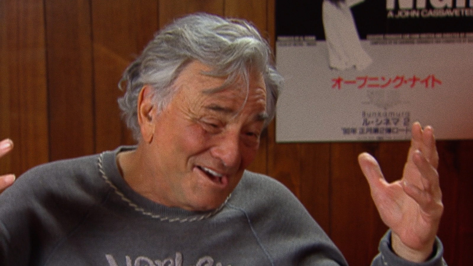 Gena Rowlands and Peter Falk on A WOMAN UNDER THE INFLUENCE