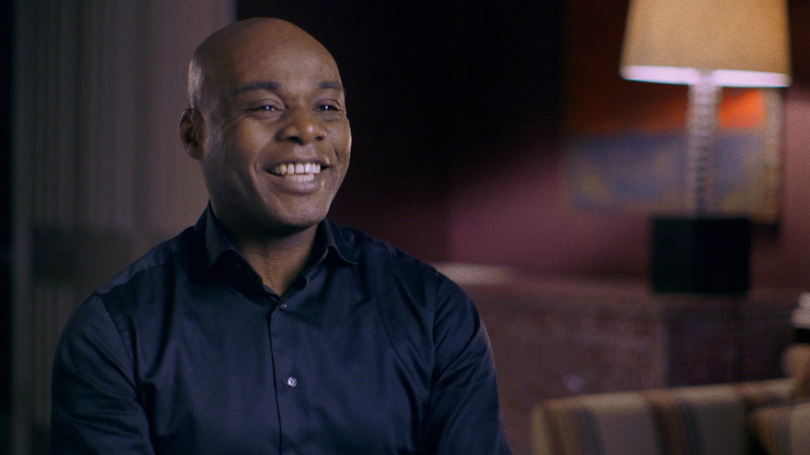 Maynard Eziashi on MISTER JOHNSON