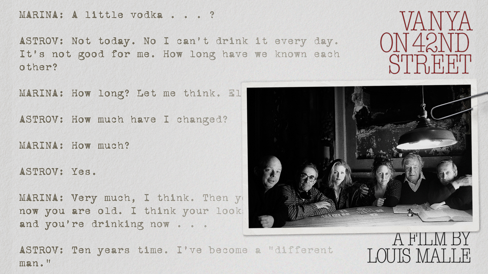 Vanya on 42nd Street