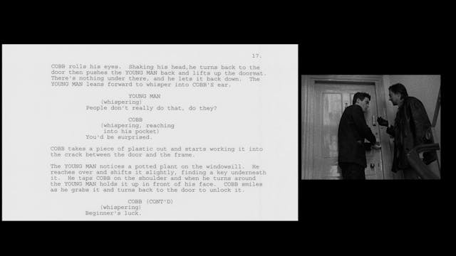 FOLLOWING Script to Film: The Abandon...