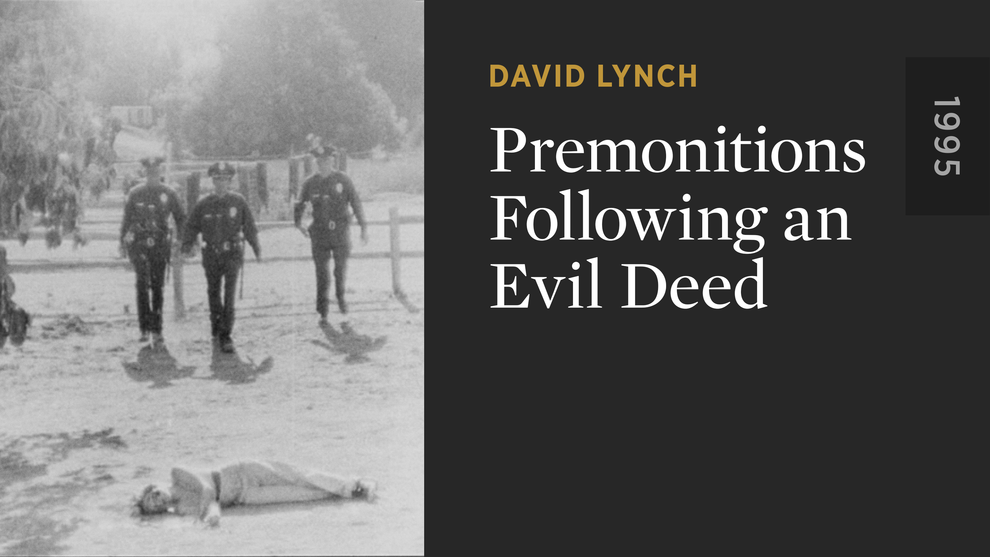 Premonitions Following an Evil Deed