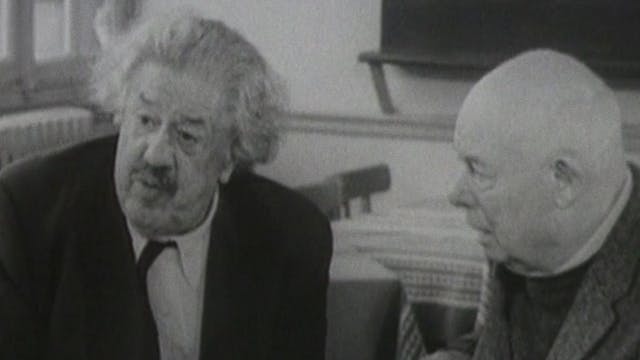 Jean Renoir and Michel Simon on BOUDU...