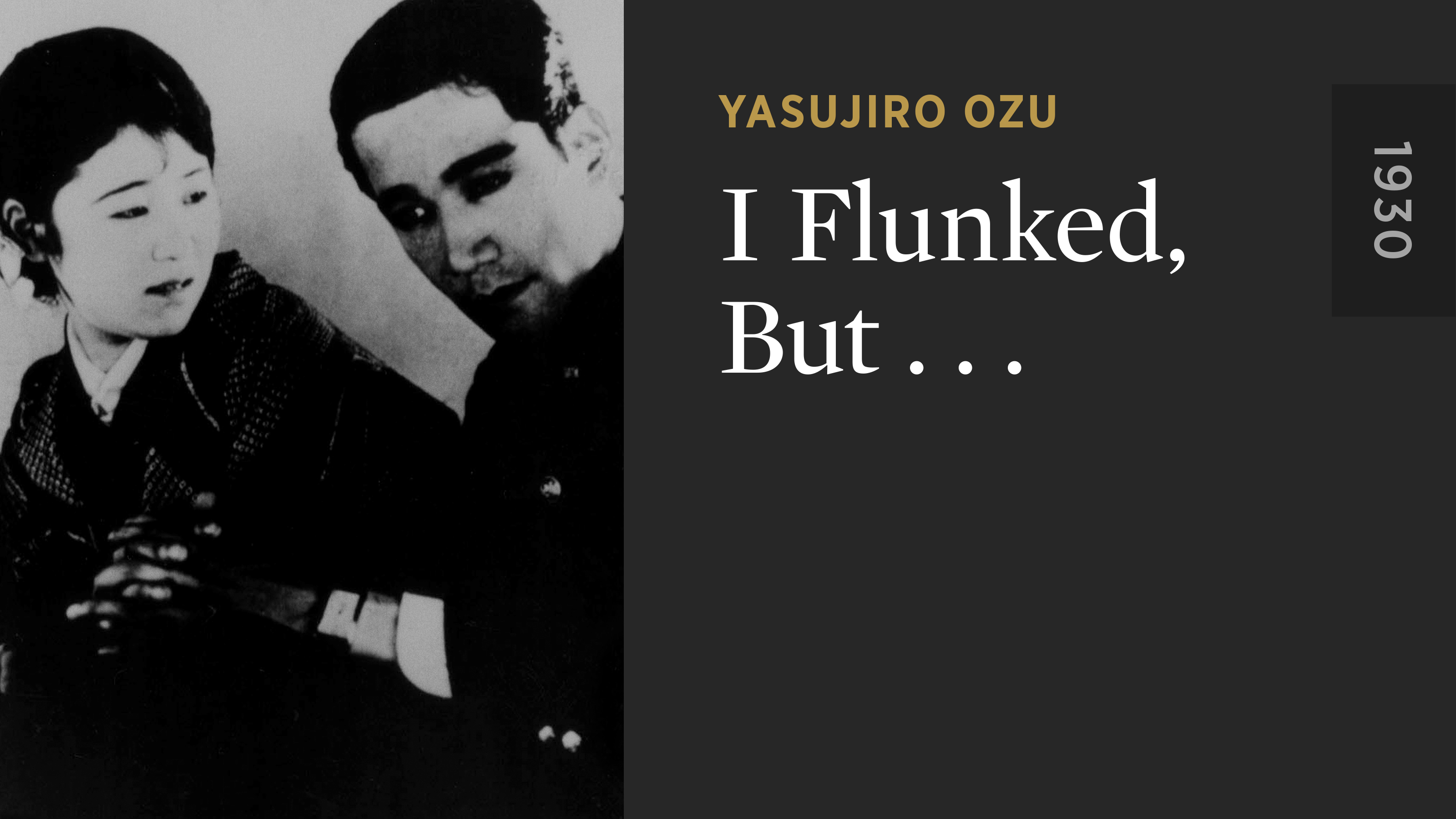 I Flunked, But . . .