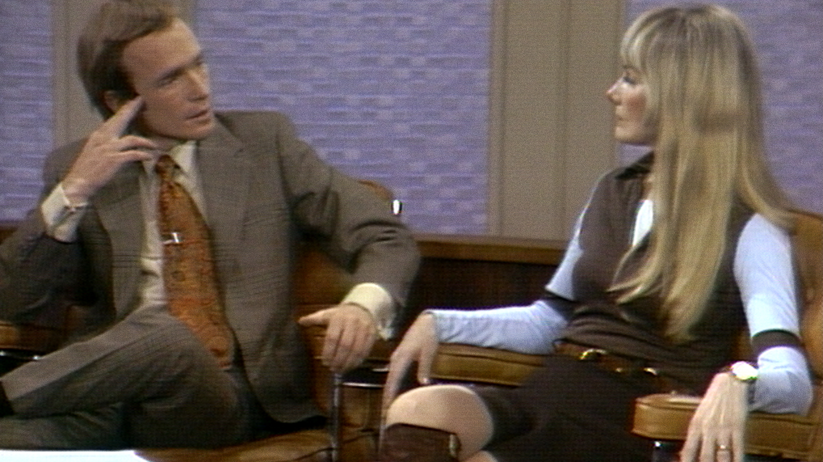 Barbara Loden with Dick Cavett