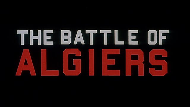 THE BATTLE OF ALGIERS Rerelease Trail...