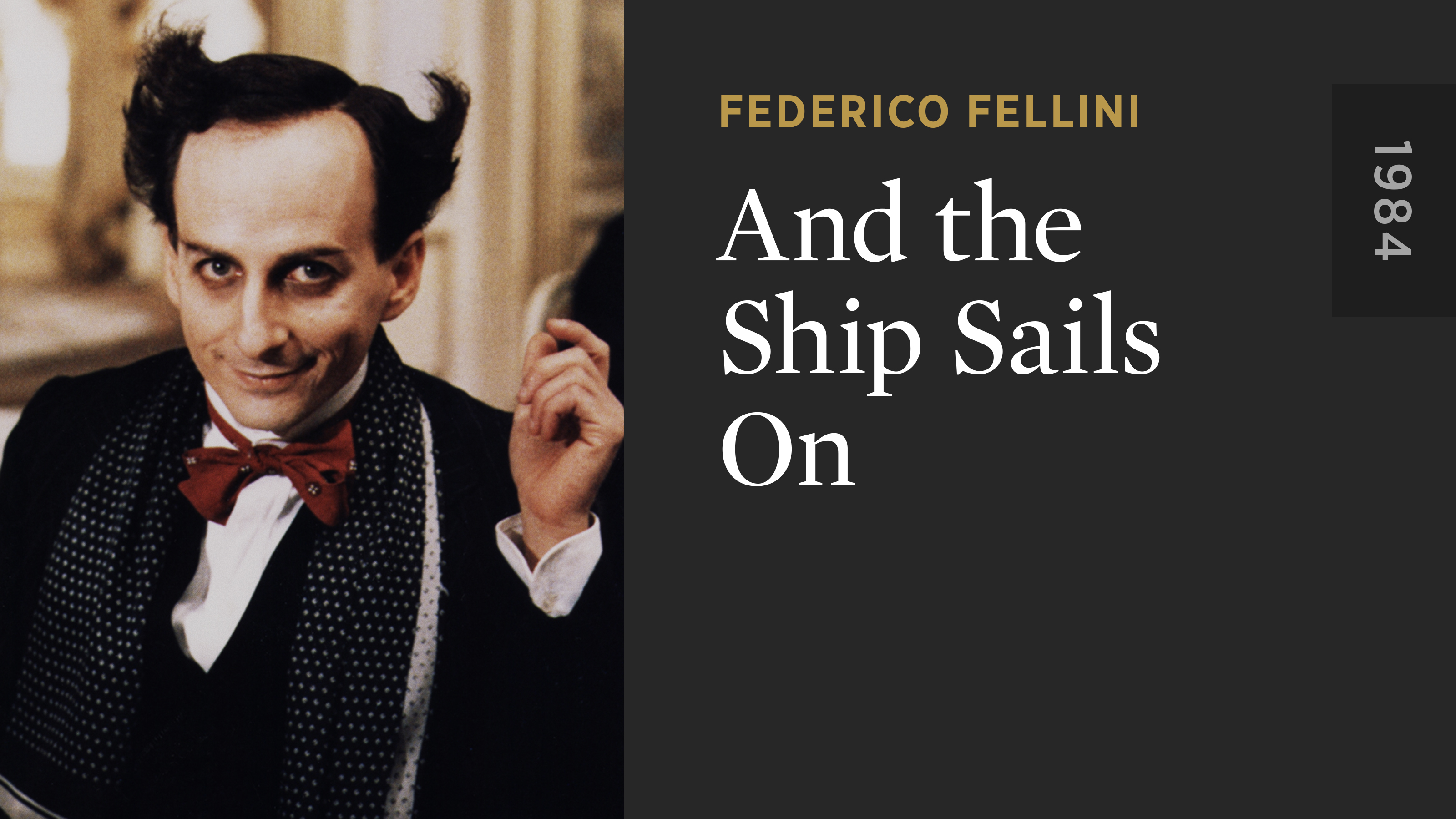 And the Ship Sails On