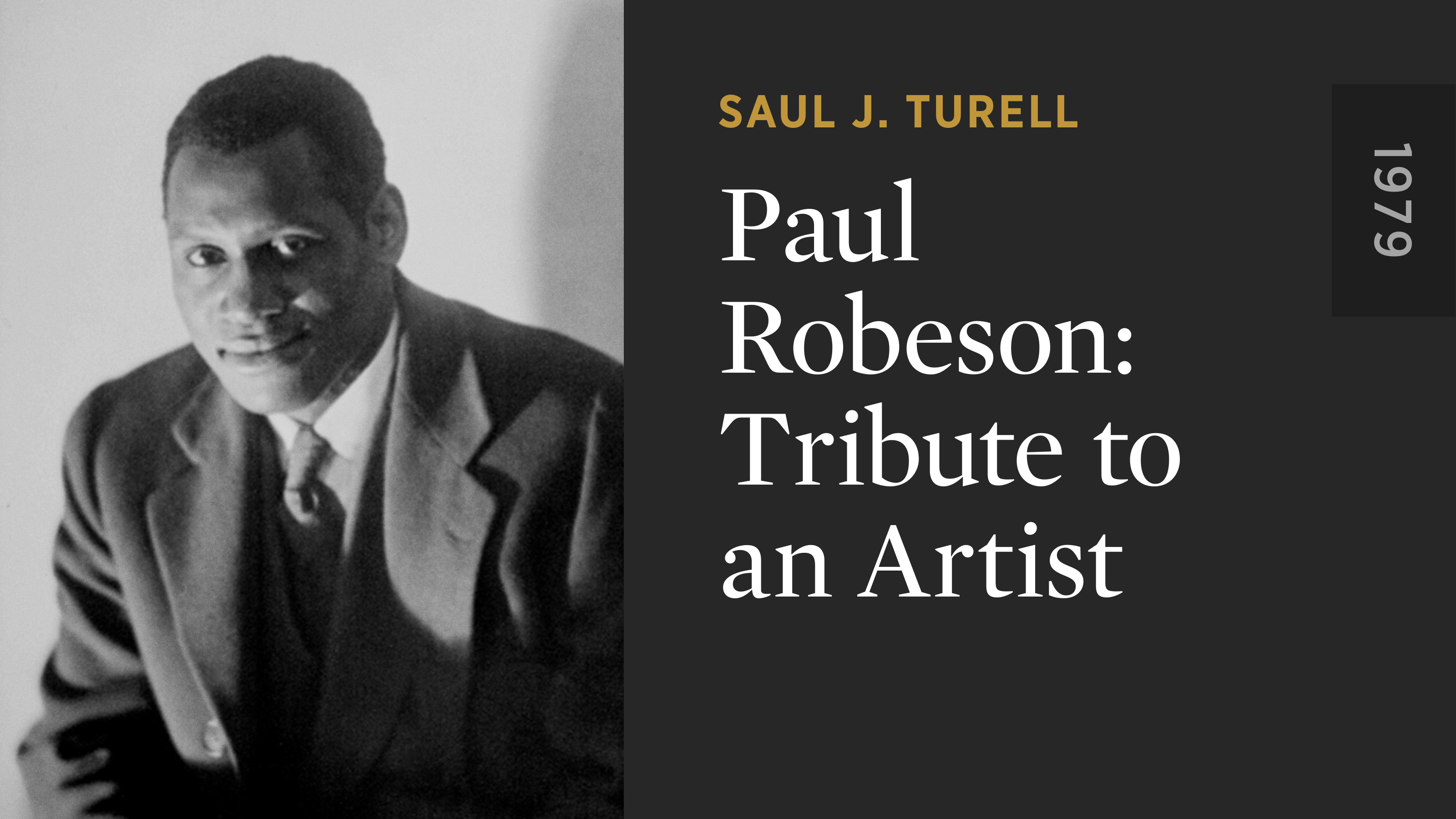 Paul Robeson: Tribute to an Artist