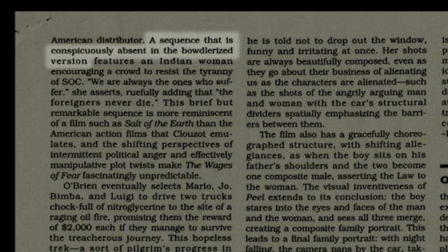 THE WAGES OF FEAR: Censored OTTID:455905
