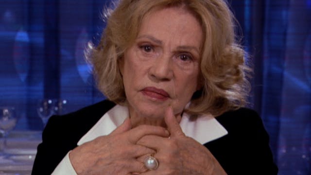 Jeanne Moreau on ELEVATOR TO THE GALL...