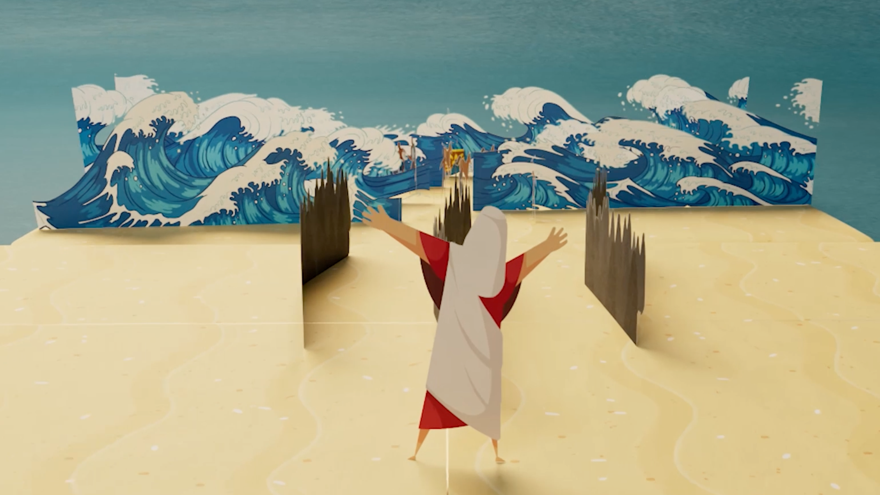 God Parted the Red Sea