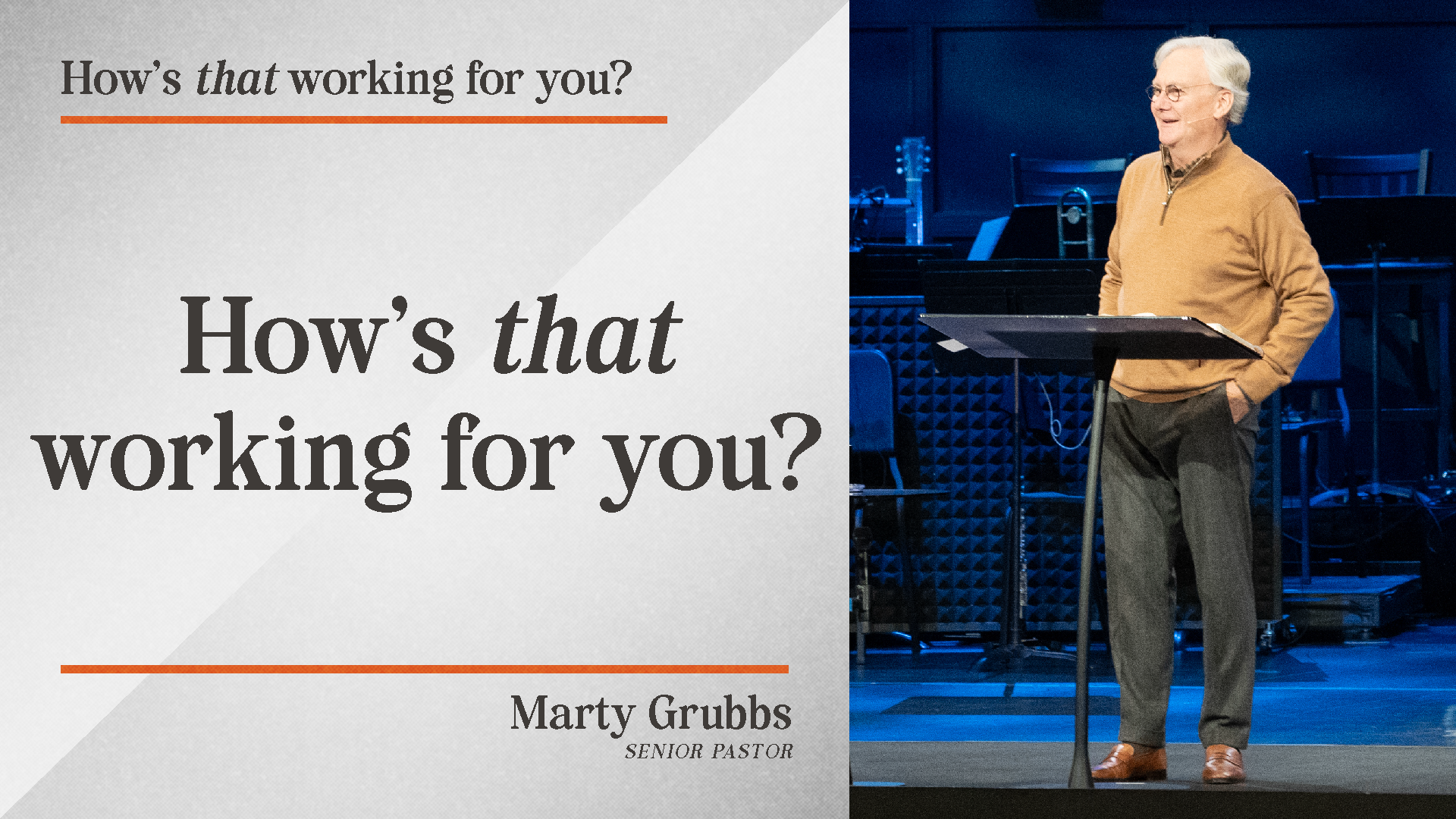 Ep 1: How’s That Working For You?