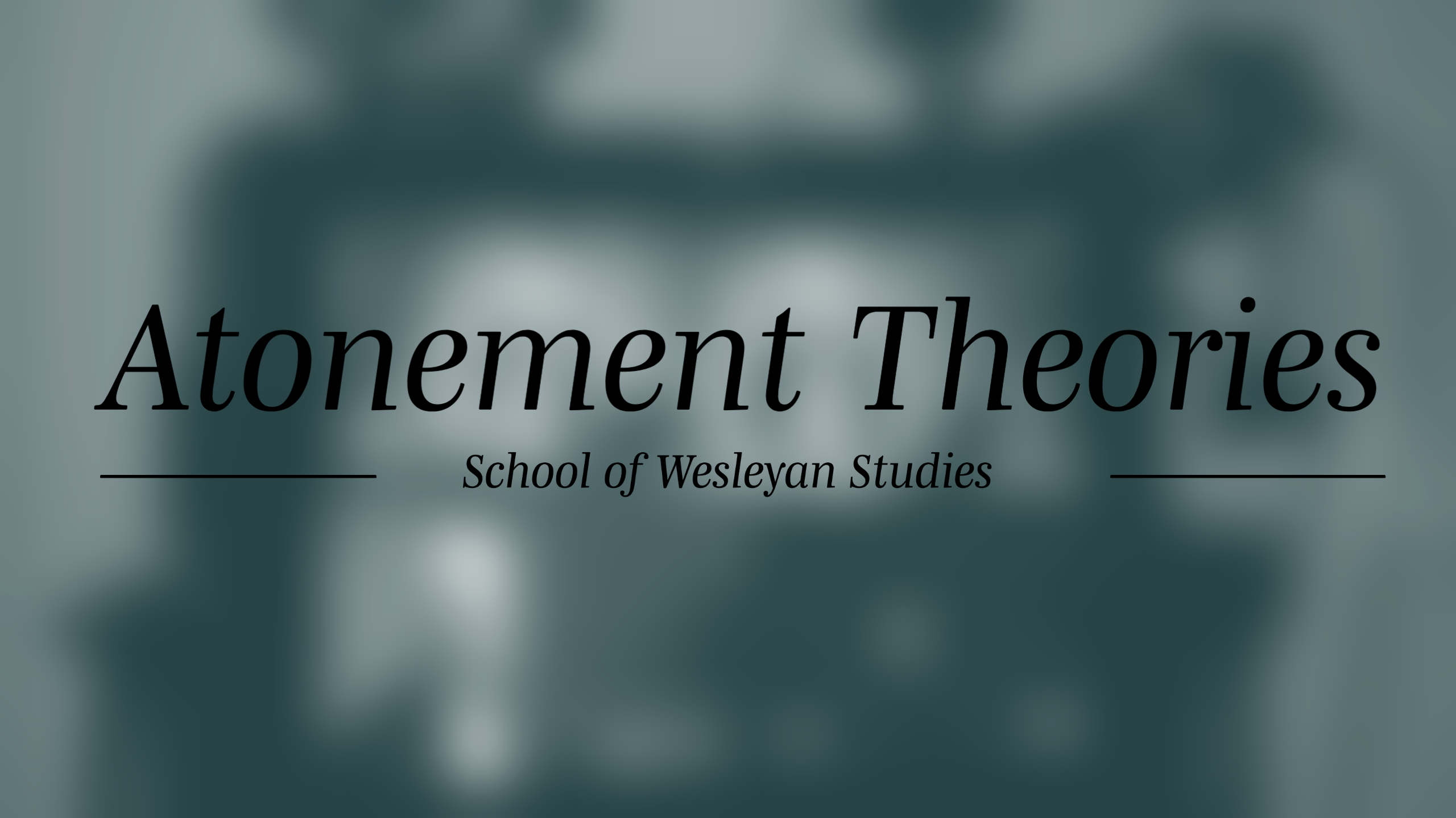 Atonement Theories - Crossings