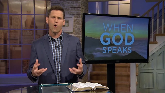 When God Speaks - Pastor Robbie Symons - Be Still And Know That He Is God