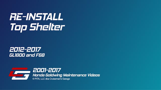 Top Shelter Re-Install 2012-2017