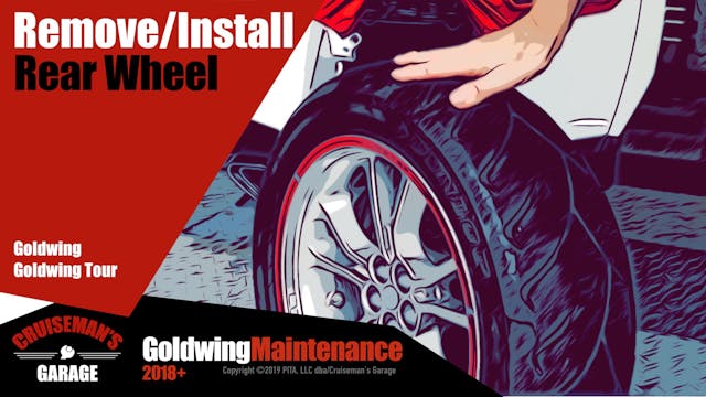 Rear Wheel Remove/Re-Install