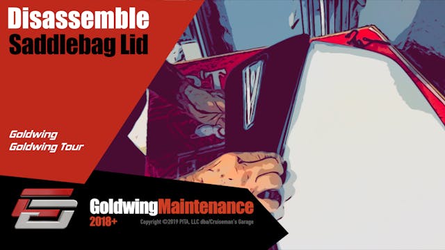 Saddlebag Lid Disassemble