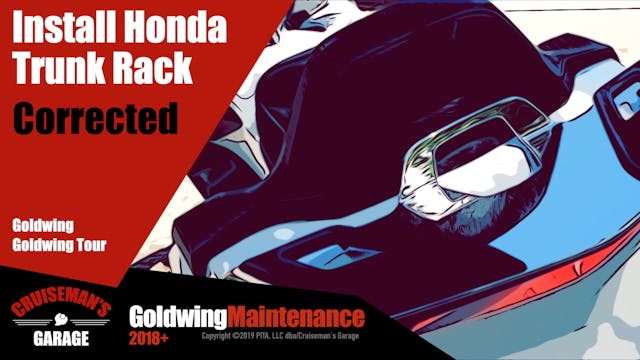 Honda Trunk Rack Install (2018-2020)