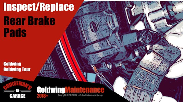 Rear Brake Pad Inspection and Replacement