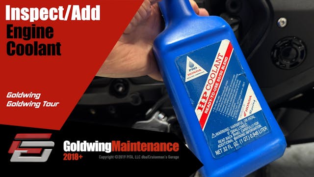 Coolant Inspect and Fill