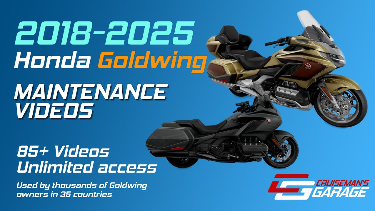 2018 - 2024 Goldwing Maintenance