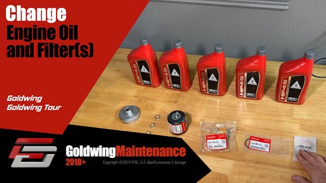 Engine oil and filters change DCT models