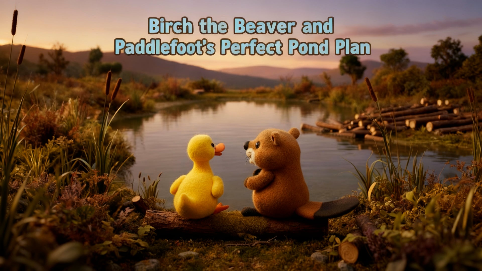 Birch the Beaver and Paddlefoot's Perfect Pond Plan