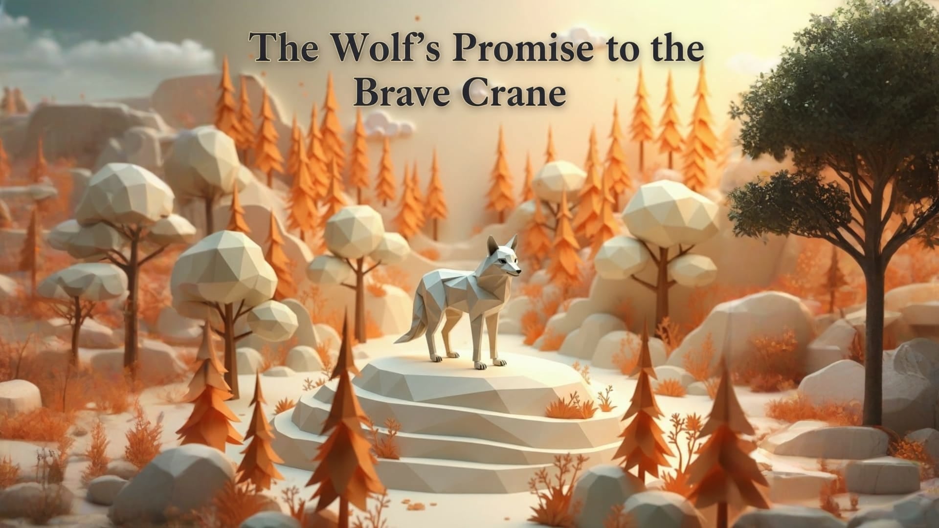 The Wolf's Promise to the Brave Crane