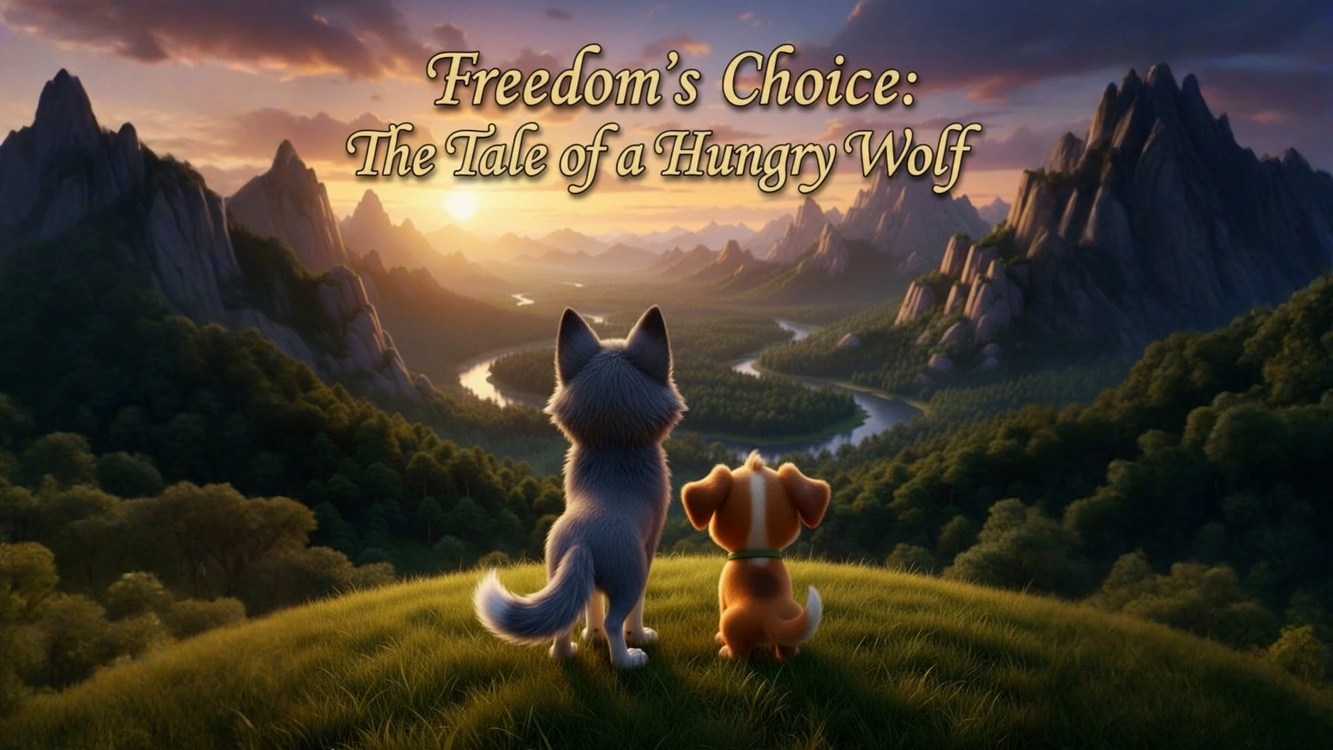 Freedom's Choice: The Tale of a Hungry Wolf