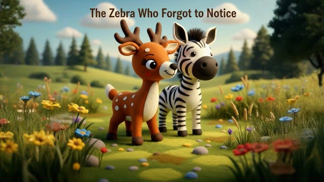 The Zebra Who Forgot to Notice