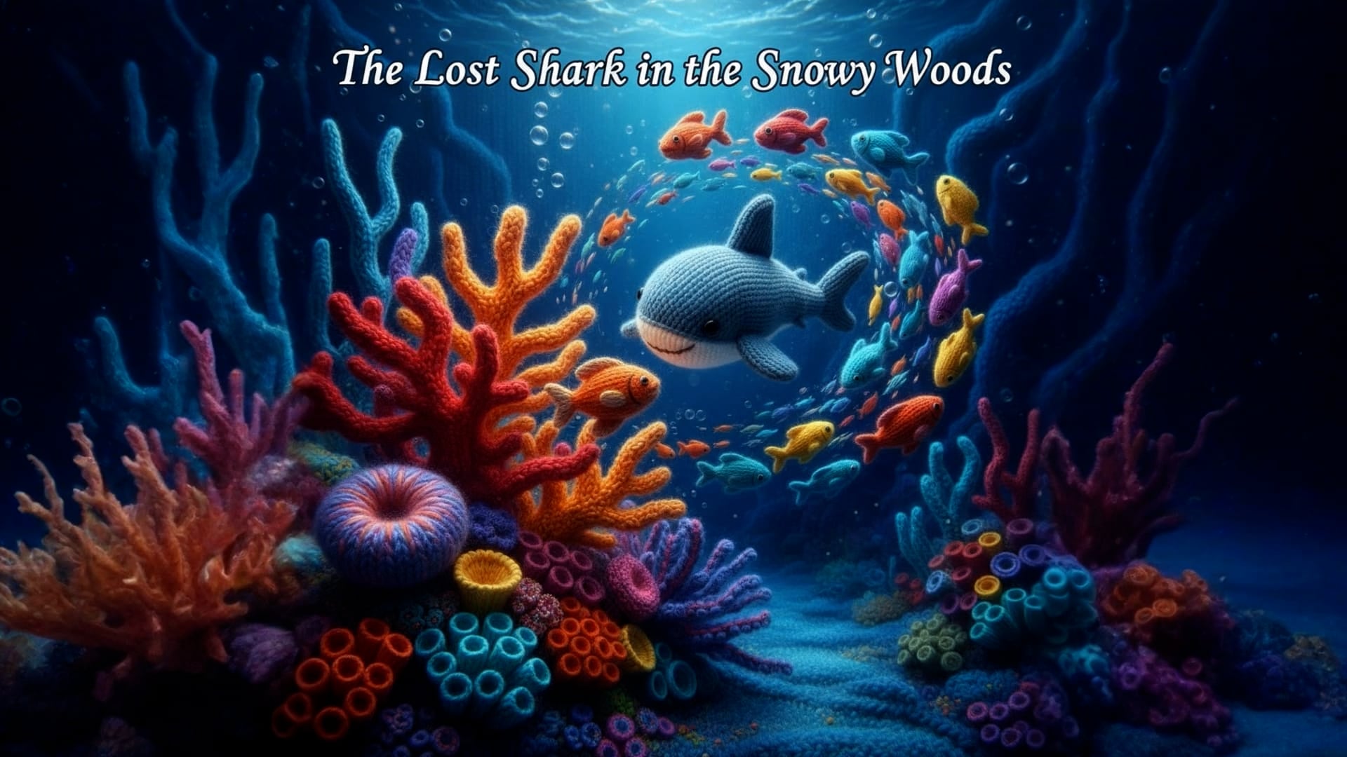 The Lost Shark in the Snowy Woods