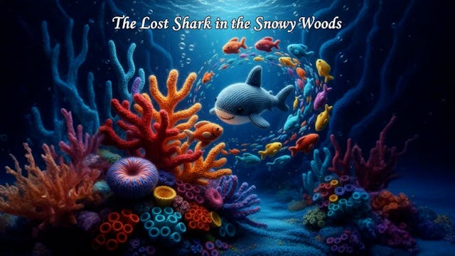 The Lost Shark in the Snowy Woods