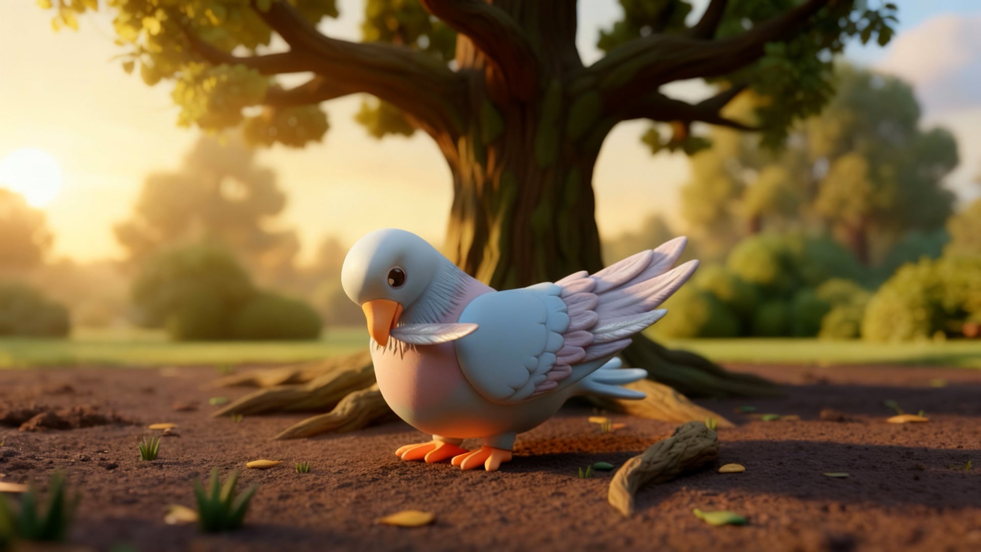 Penelope's Promise: A Tale of Feathers and Friendship