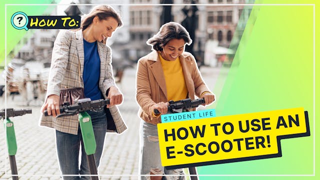 How To Use An E-Scooter